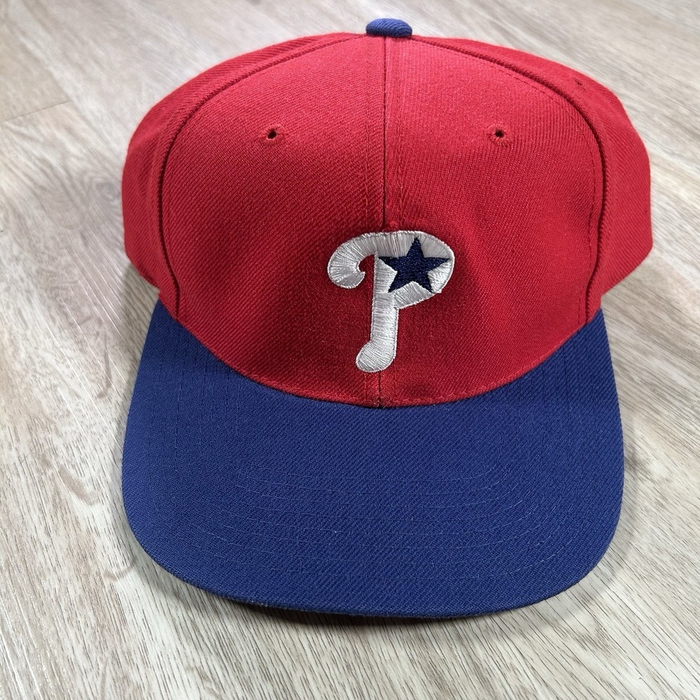 VTG Sports Specialtiies Philadelphia Phillies Snapback Hat MLB Blue Red Wool Cap